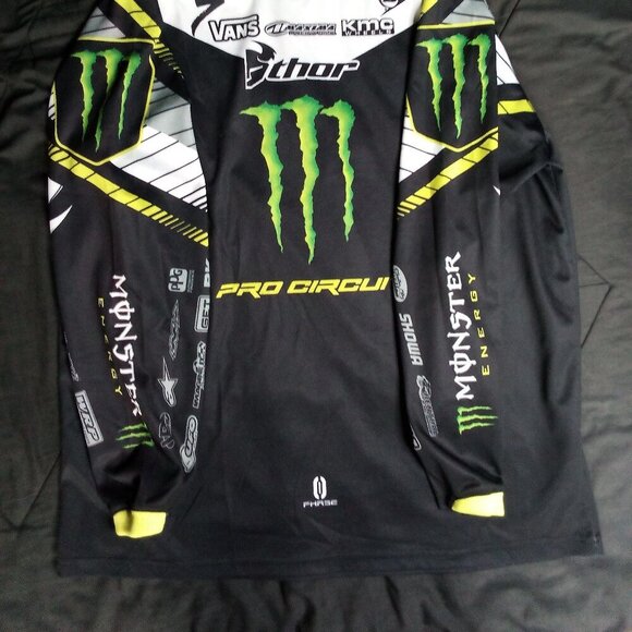 Thor Monster Energy Motocross Pro Circuit Racing Jersey Shirt - Picture 3 of 6